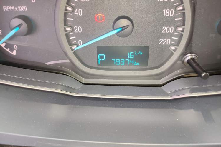 Used Ford Escort 2017 1.5L Automatic Comfort Model Odometer Close Up