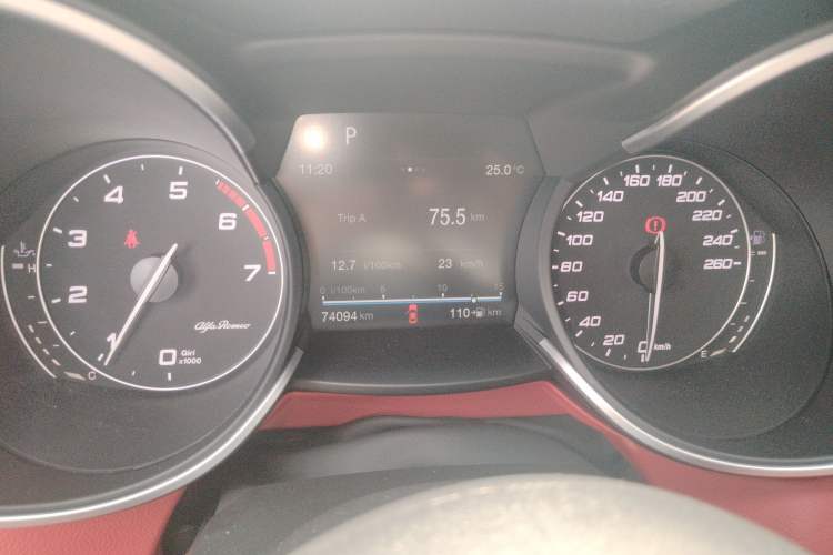 Used Alfa Romeo Stelvio 2017 2.0T 200HP Luxury Edition Instrument Cluster