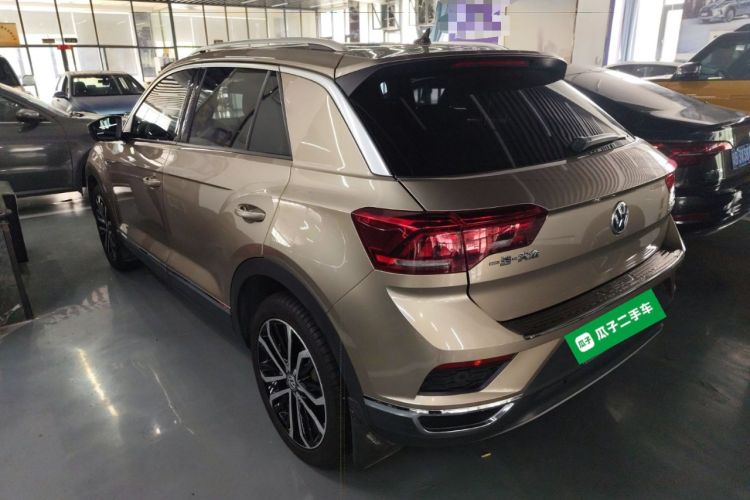 Used Volkswagen T-ROC 2018 280TSI DSG Two-Wheel Drive Luxury Version China VI Standard Rear Left 45 Deg