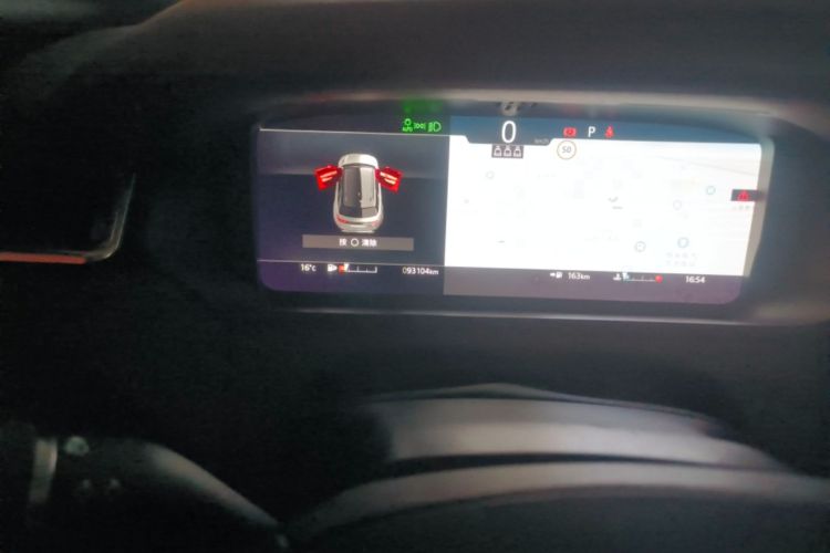 Used Land Rover Range Velar 2021 P250 Sparkling Black Limited Edition Odometer Close Up