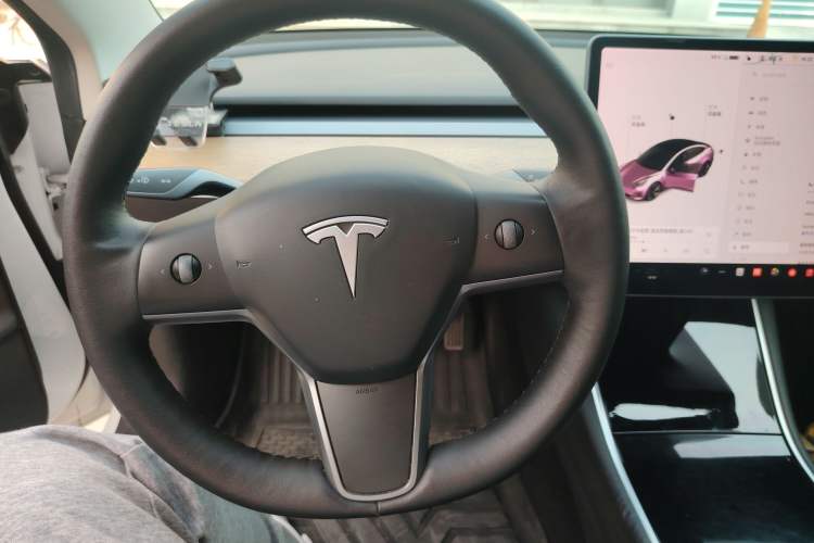 Used Tesla Model 3 2020 Standard Range Rear-Wheel Drive Upgraded Version Steering Wheel