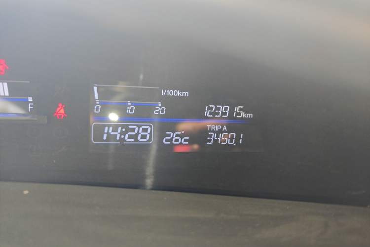 Used Honda Jade 2017 210 TURBO CVT Luxury Edition 5 Seats Odometer Close Up