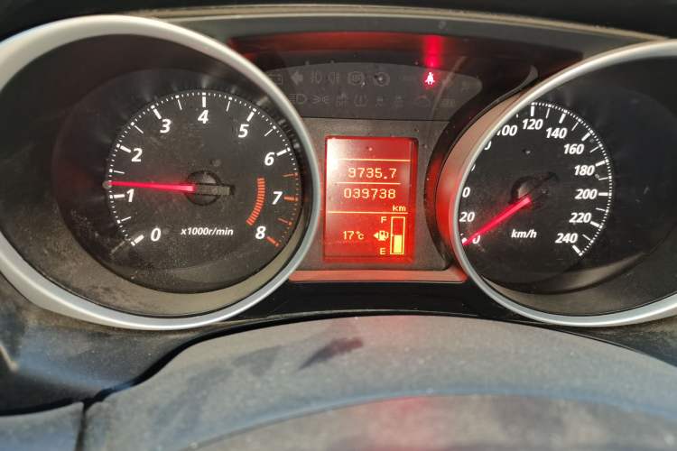 Used Mitsubishi ASX 2018 1.6L Manual Two-Wheel Drive Dynamic Edition Odometer Close Up