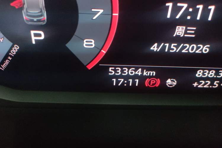 Used Audi Q3 2019 35 TFSI Advanced Dynamic Edition Odometer Close Up