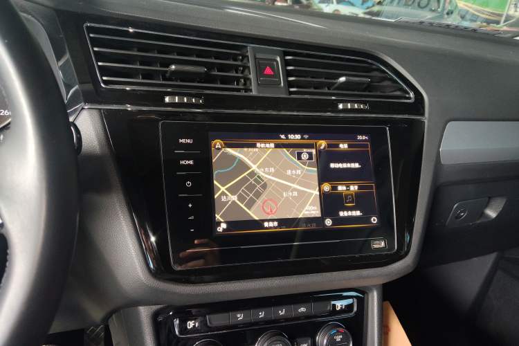 Used Volkswagen Tiguan L 2020 330TSI Automatic Two-Wheel Drive Panoramic Comfort Edition China VI Standard Audio And AC Panel