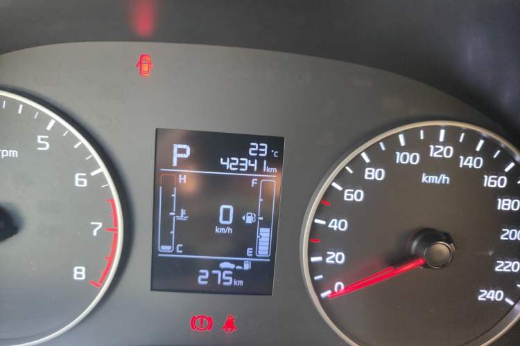 Used Kia Forte 2019 1.6L Automatic Fashion Edition China V Standard Odometer Close Up