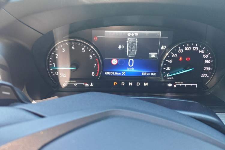 Used Ford Explorer 2020 EcoBoost 285 Rear-Drive Trend Edition 6 Seats Odometer Close Up