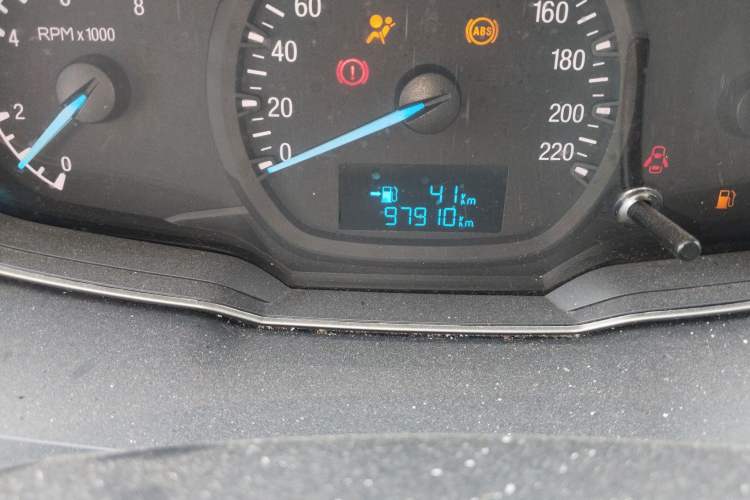 Used Ford Escort 2015 1.5L Manual Comfort Model Odometer Close Up