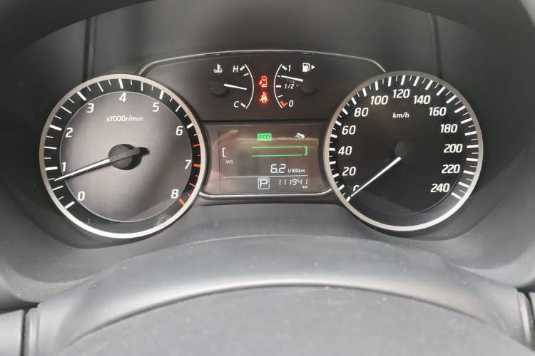 Used Nissan Sylphy 2021 Classic 1.6XE CVT Comfort Edition Odometer Close Up