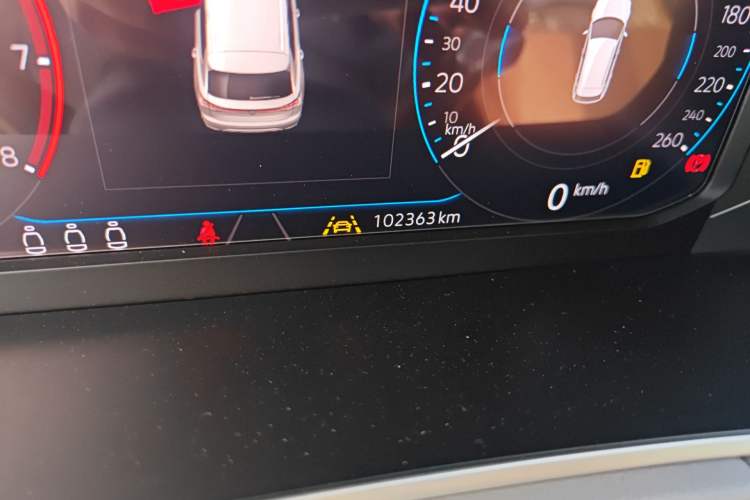 Used Volkswagen Tayron 2023 380TSI Four-Wheel Drive R-Line High-Energy Version Odometer Close Up