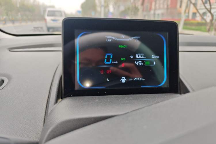 Used CHANGAN NEVO Lumin 2023 205km Xiangqin Version Odometer Close Up