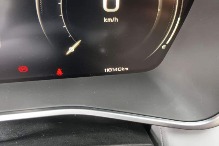 Used Geely Auto Preface 2021 2.0TD Designer's Recommended Edition Odometer Close Up