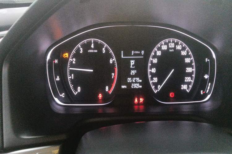 Used Honda Inspire 2019 260TURBO Elegant Edition China VI Emission Standard Instrument Cluster