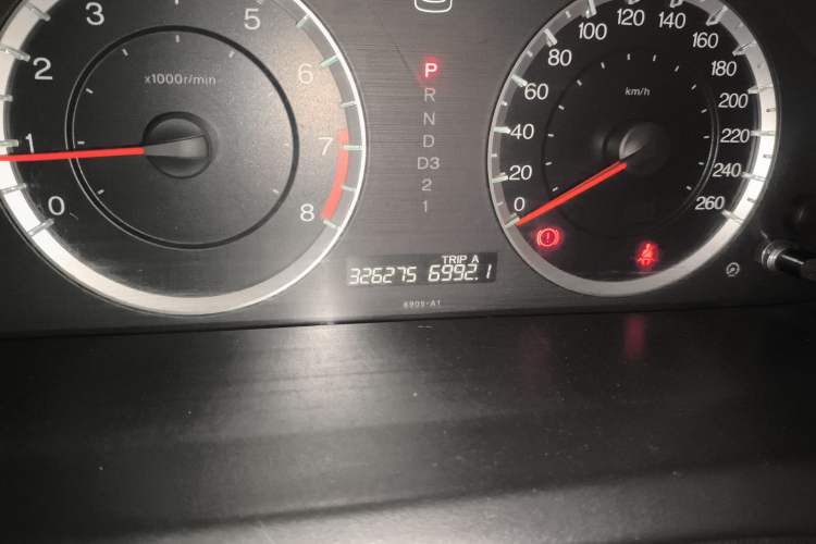 Used Honda Accord 2010 2.4L Millionth Anniversary Edition Odometer Close Up