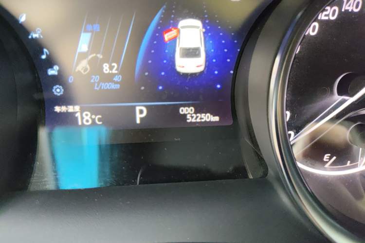 Used Toyota Camry 2019 2.0G Luxury Edition China VI Standard Odometer Close Up