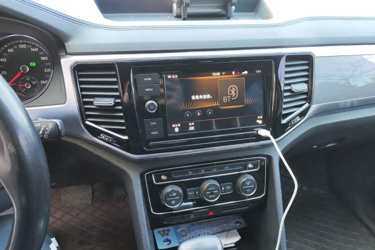 Used Volkswagen Teramont 2019 380TSI Four-Wheel Drive Comfort Edition China VI Standard Audio And AC Panel