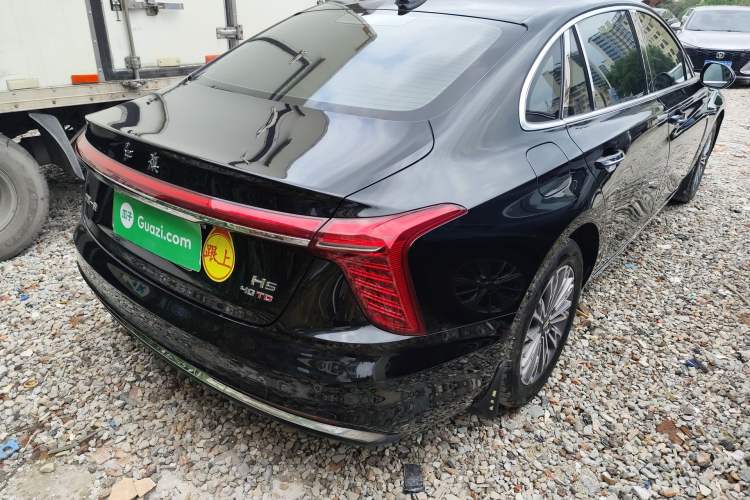 Used Hongqi H5 2023 2.0T Automatic Smart Connect Flagship Edition Rear Right 45 Deg