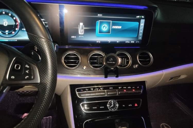 Used Mercedes-Benz E-Class 2017 E 200 L Sport 4MATIC Audio And AC Panel