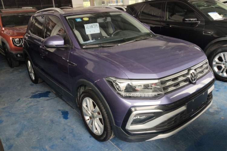 Used Volkswagen T-Cross 2020 280TSI DSG Comfort Edition Front Right 45 Deg