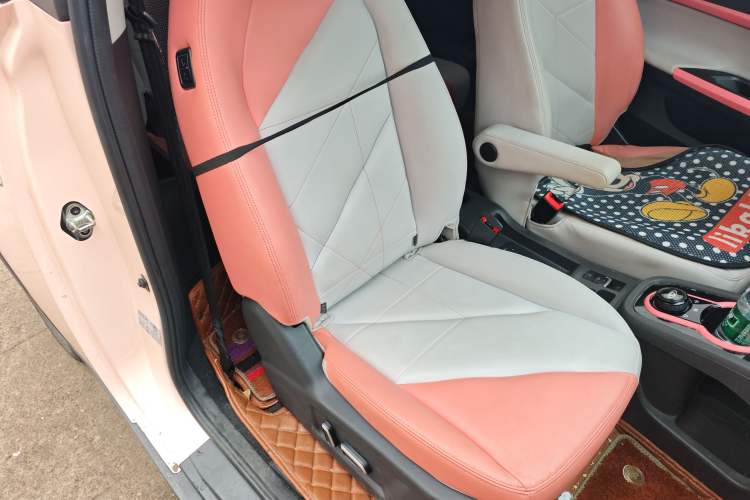 Used Chery QQ Little Ant 2022 Sweet Pink Edition Half-Sugar Version 3-Cell Lithium 30kW 301km Right Front Seat