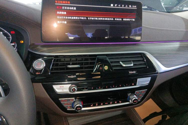 Used BMW 5 Series 2022 Second Facelift 530Li Leading Edition Luxury Package Audio And AC Panel