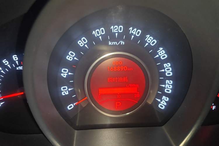 Used Kia Sportage R 2011 2.0L Automatic Two-Wheel Drive Premium Edition Odometer Close Up