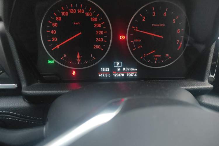 Used BMW 2 Series Active Tourer 2016 218i Sports Design Package Odometer Close Up