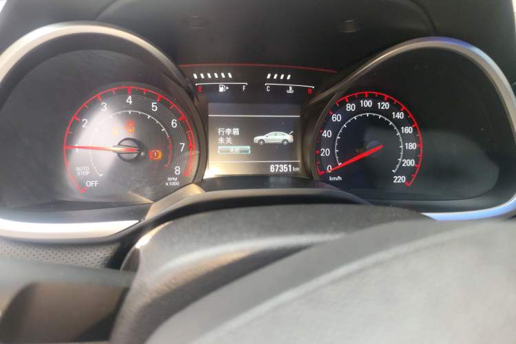 Used Chevrolet Monza 2019 RS 330T Automatic Sporty Edition China VI Standard Odometer Close Up