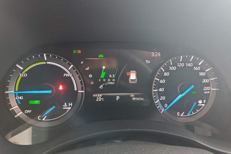 Used Toyota Highlander 2022 Dual-Engine 2.5L 4x4 Elite Edition 7-Seater Instrument Cluster