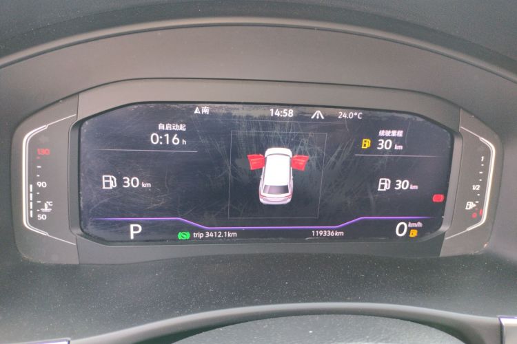 Used Volkswagen Teramont 2020 Revised Version 380TSI Four-Wheel Drive Luxury Edition Instrument Cluster