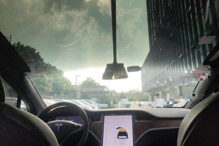 Used Tesla Model X 2017 X 100D Long Range Edition Headliner