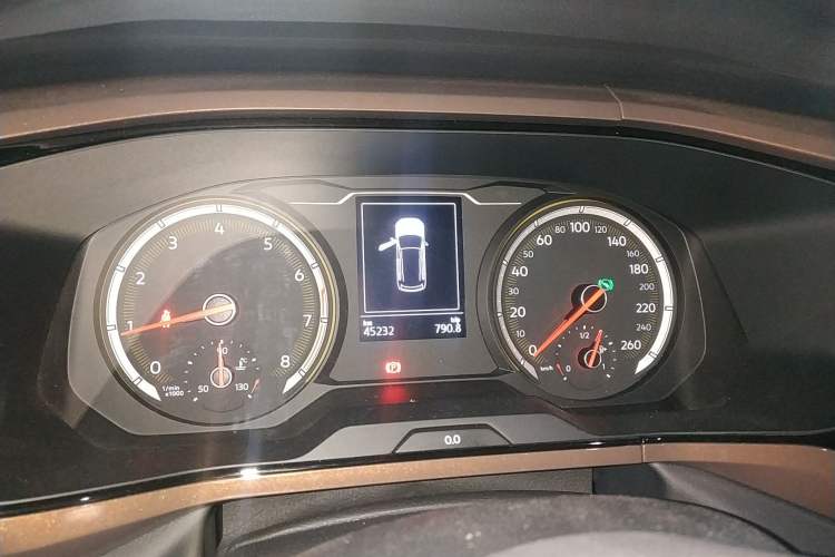 Used Volkswagen Tharu 2020 280TSI Two-Wheel Drive Luxury Plus Version China VI Standard Instrument Cluster