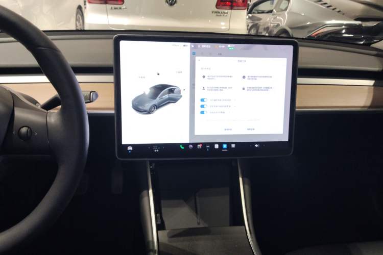 Used Tesla Model 3 2020 Refreshed Version Long-Range Rear-Wheel Drive Audio And AC Panel