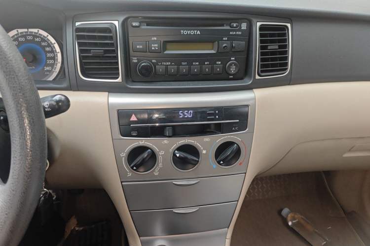 Used Toyota Corolla EX 2013 1.6L Manual Excellence Edition Audio And AC Panel