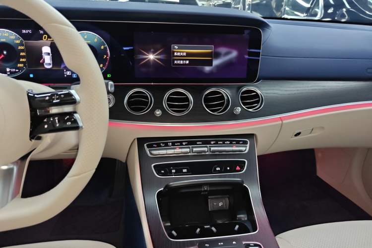 Used Mercedes-Benz E-Class 2022 E 300 L Sporty and Stylish Model Audio And AC Panel