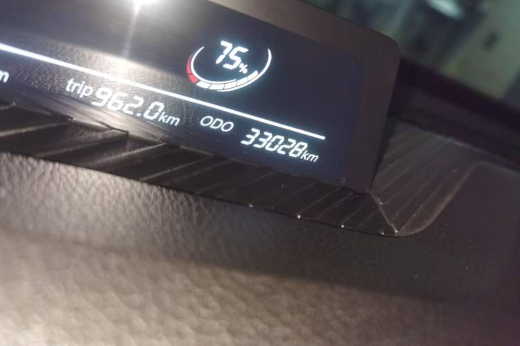 Used NETA V 2021 Standard Range Entertainment Version – Upgraded Model Odometer Close Up