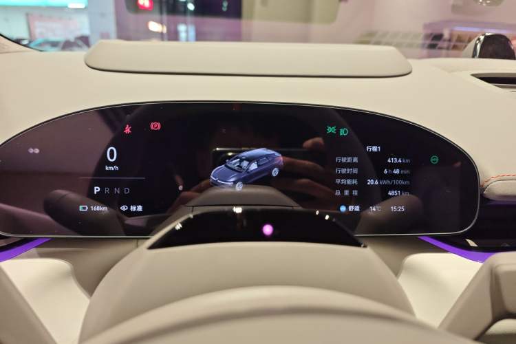 Used Zeekr 007GT 2025 Long-Range All-Wheel-Drive Intelligent Driving Version 100 kWh Instrument Cluster