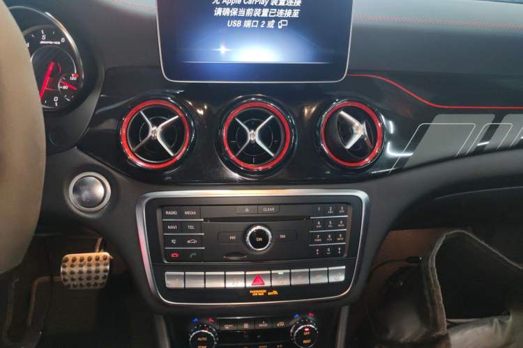 Used Mercedes-Benz CLA AMG 2017 Facelift AMG CLA 45 4MATIC Audio And AC Panel