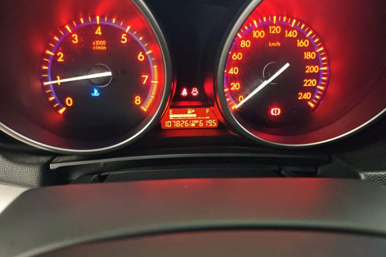 Used Mazda 3 2011 Sedan 2.0L Manual Sport Model Odometer Close Up