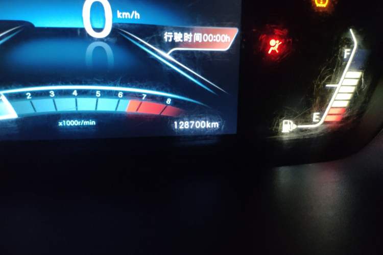 Used BAIC Weiwang M50F 2017 1.5L Luxury Model Odometer Close Up