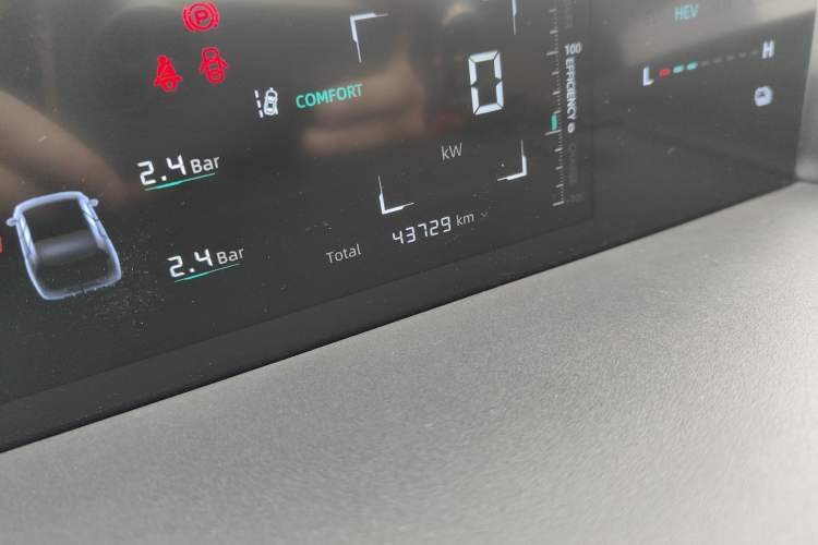 Used CHANGAN NEVO A05 2024 70 Pro Odometer Close Up