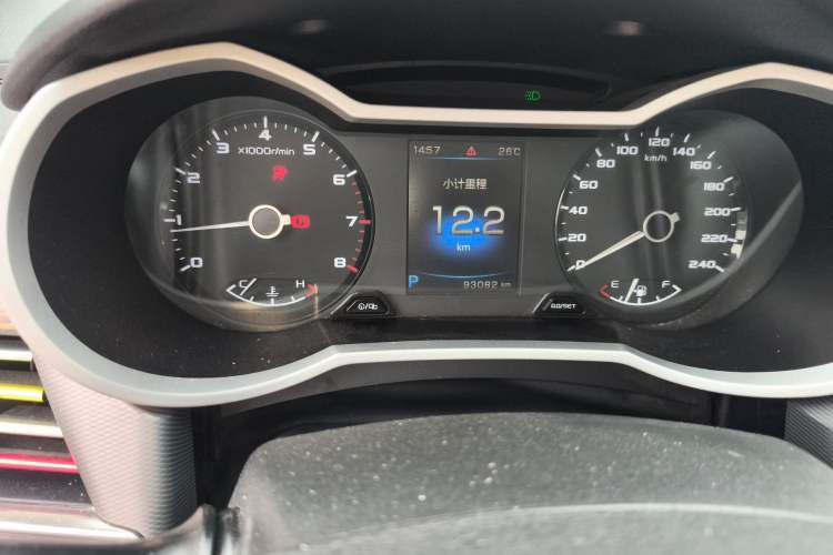 Used Geely Auto Emgrand GL 2018 1.8L DCT Elite Smart Connectivity Version Odometer Close Up