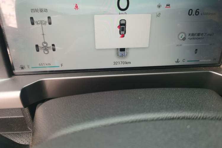 Used JETOUR Traveler 2023 2.0T All-Wheel Drive Conquer PRO Odometer Close Up