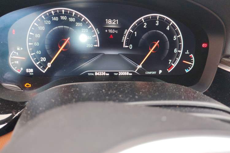 Used BMW 6 Series GT 2019 630i M Sport Package Odometer Close Up