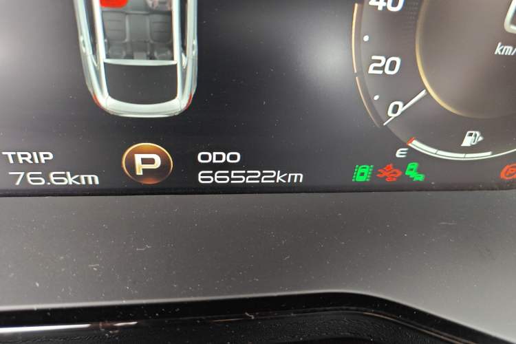 Used Geely Auto Monjaro 2019 350T Yuxingzhe Odometer Close Up