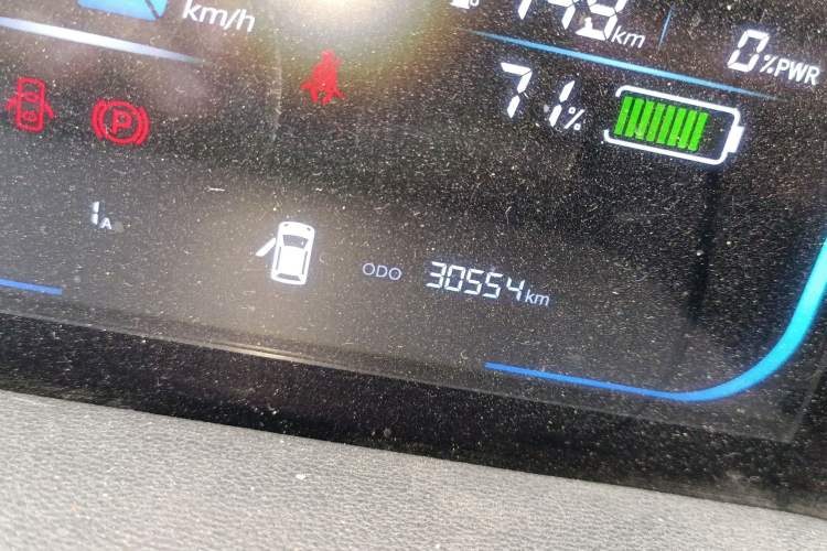 Used CHANGAN NEVO Lumin 2022 210km Sweet Edition Odometer Close Up