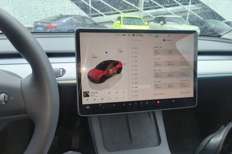 Used Tesla Model Y 2024 Rear-Wheel-Drive Version Audio And AC Panel