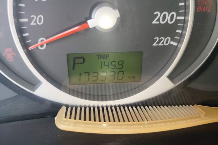 Used Hyundai Tucson 2013 2.0L Automatic Two-Wheel Drive Comfort Version Odometer Close Up