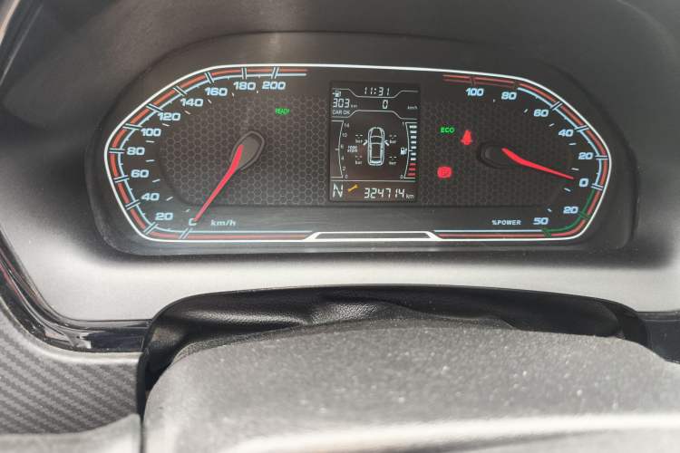 Used Chery New Energy Tiggo 3xe 2018 480 Comfort Edition Odometer Close Up