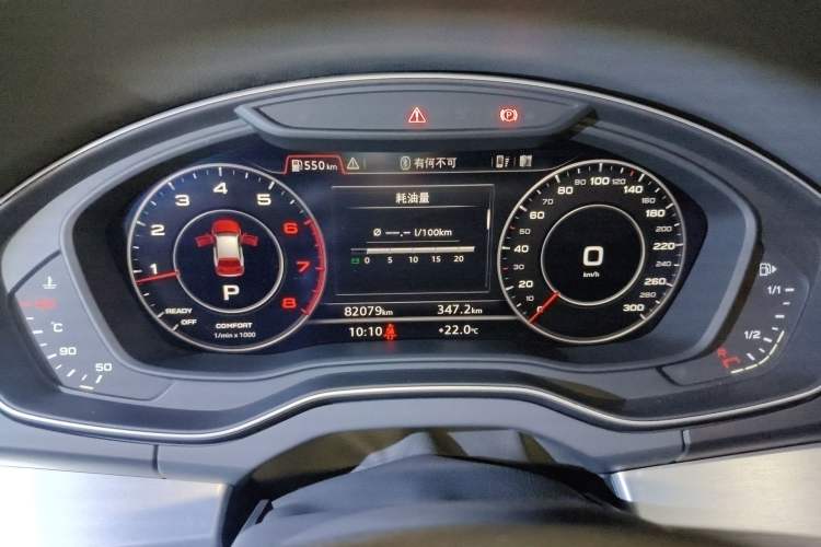 Used Audi Q5L 2018 40 TFSI Prestige Fashion Edition China V Odometer Close Up